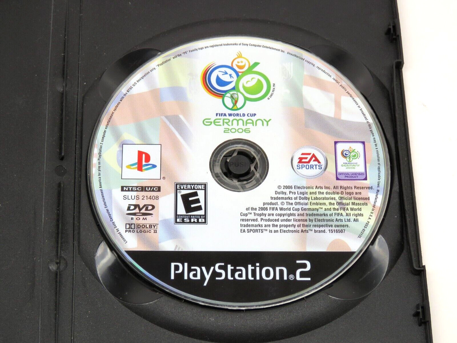 FIFA World Cup Germany 2006 (PlayStation 2, 2006) PS2 Electronic Arts Case, DVD