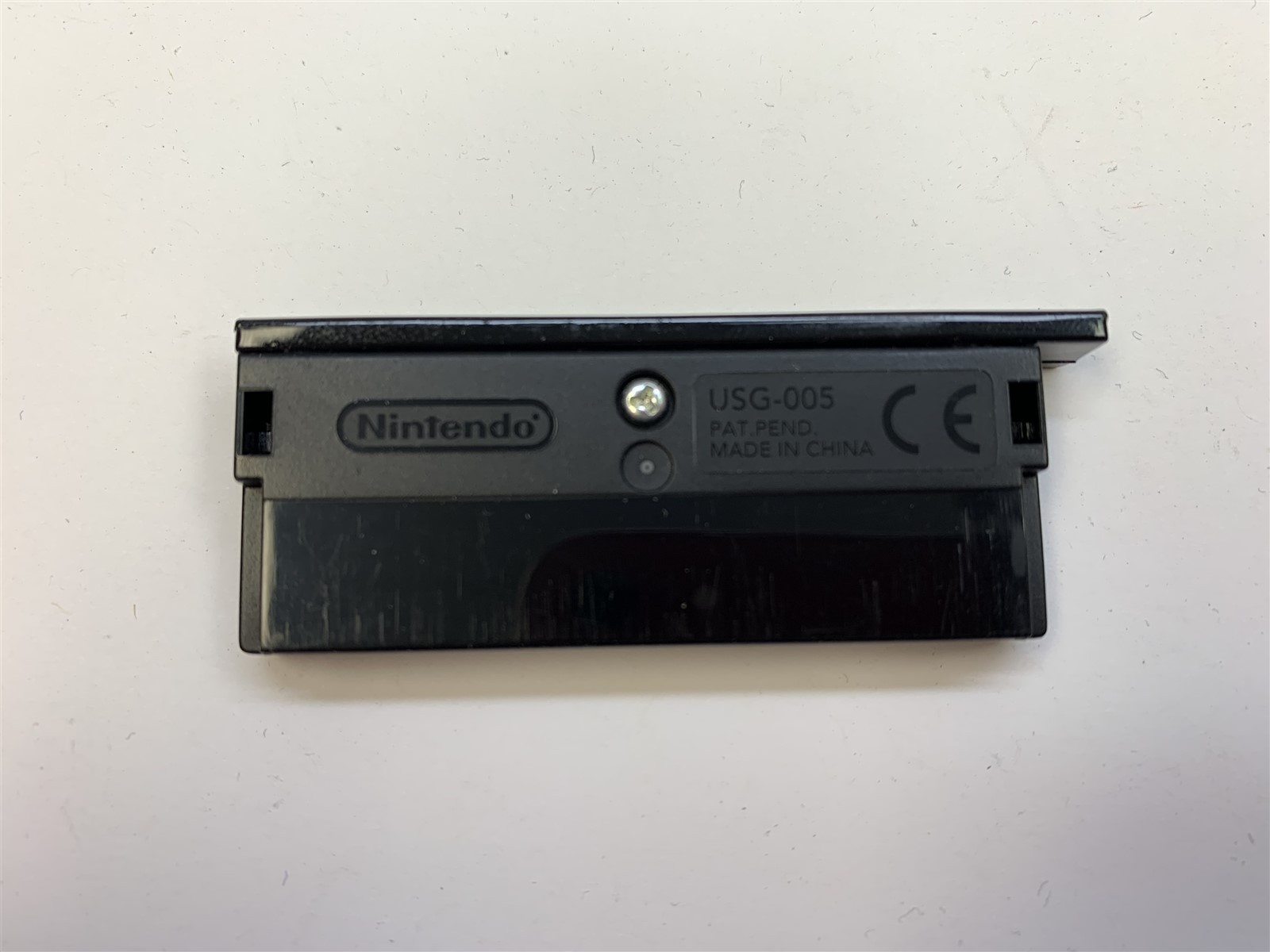 Nintendo DS Lite Onyx Glossy Black Game Boy Advance Slot 2 Dust Cover – USG-005