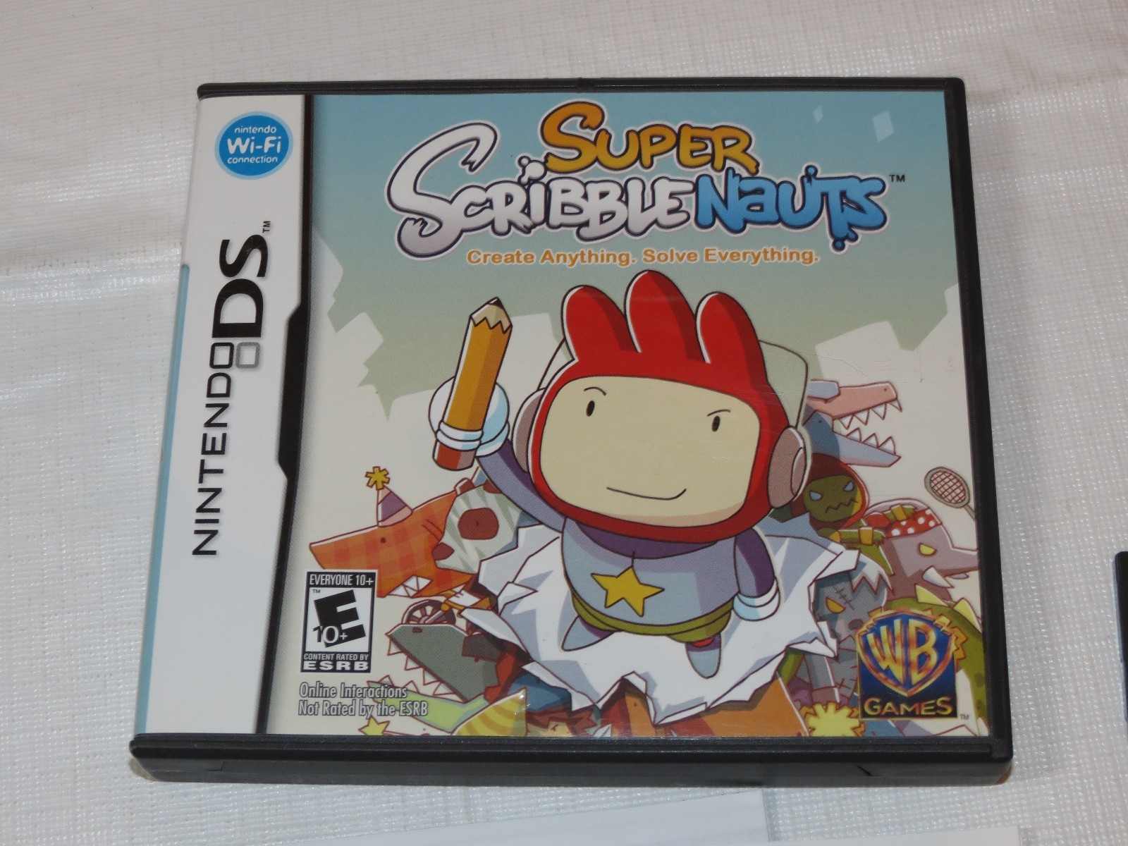 Super Scribblenauts Nintendo DS 2010 E10+ Everyone 10+ NTR-BH2E-USA Pre-owned