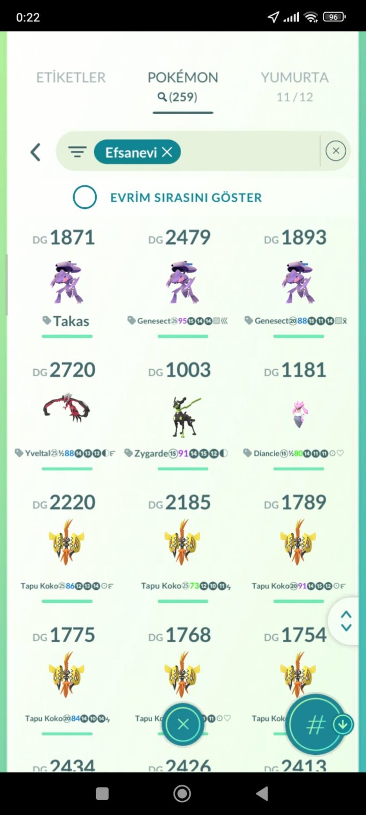 Pokémon Go Acc level 72 lvl – Hundo Shaymin 100iv – iv100 10 Legend