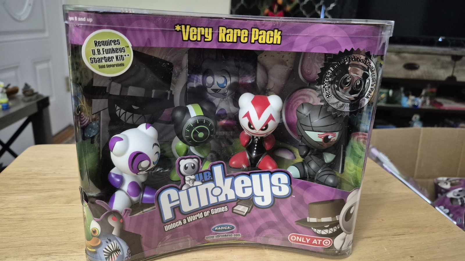 2008 New Sealed Funkeys Very Rare Limited Edition of 12K Collectors Pack