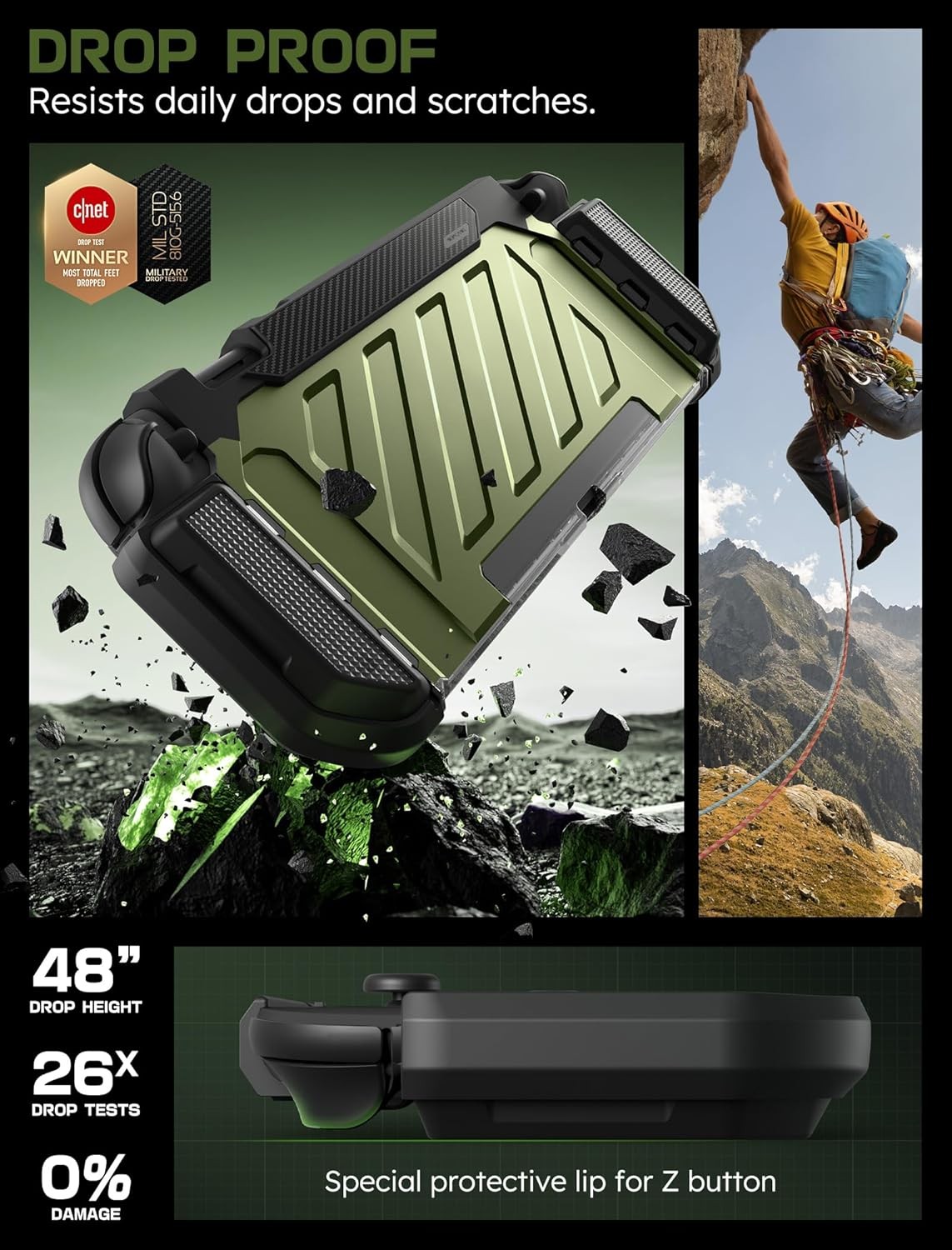 SUPCASE UBPro for Nintendo Switch 2 Military Protection Dockable Integrated Case