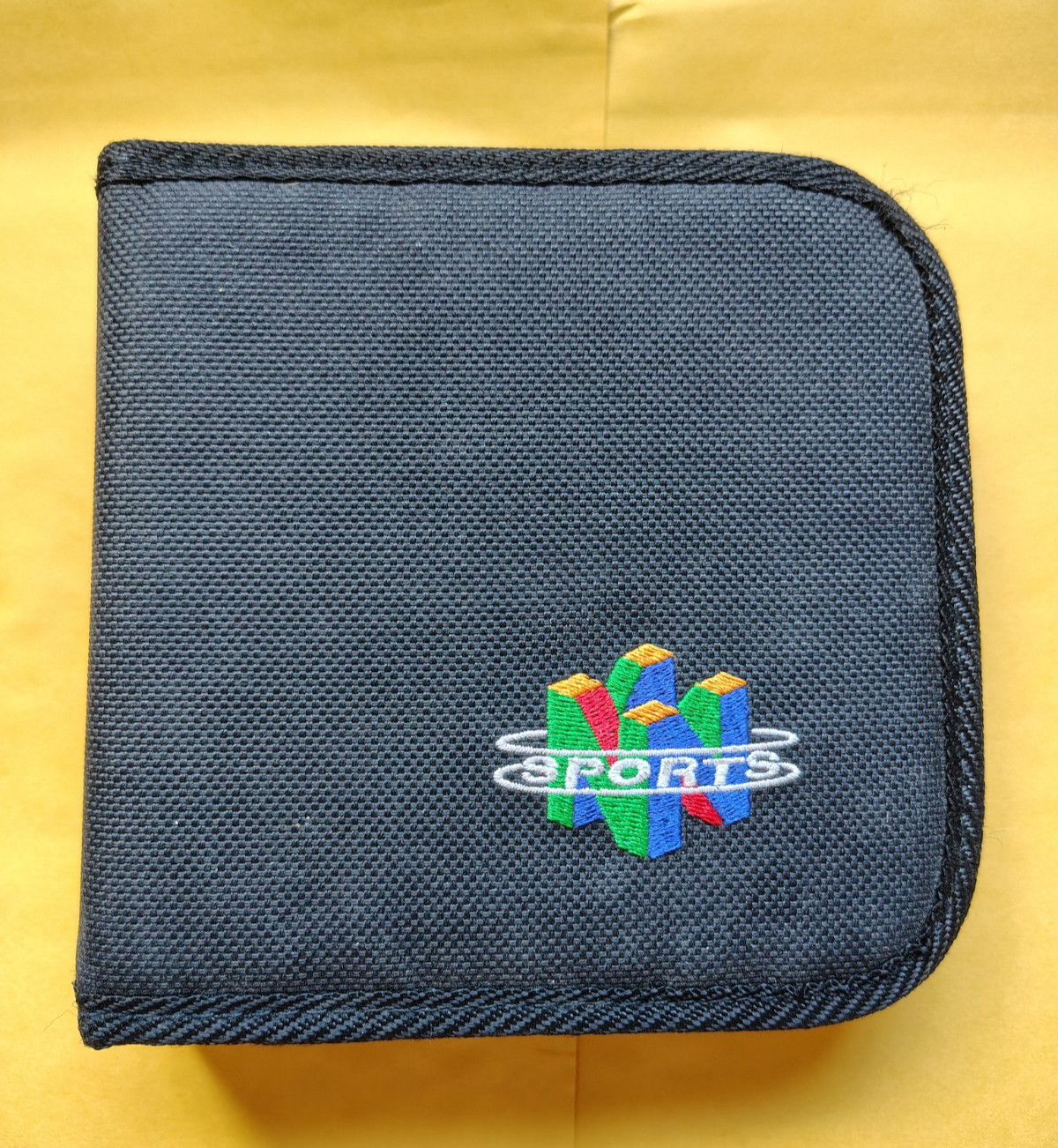 Authentic Nintendo 64 N64 Sports Carrying Case Black Game Storage Collectible!