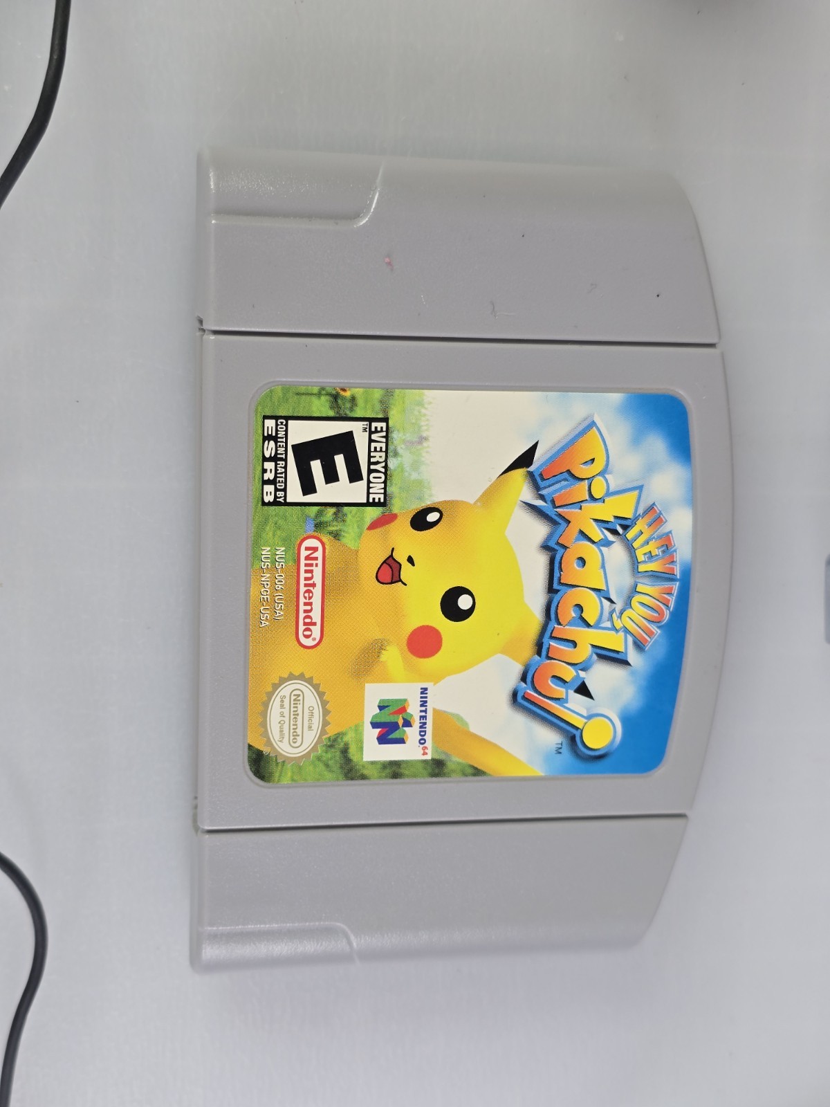 OEM Hey You Pikachu Nintendo 64 N64 Game Cartridge VRU Microphone Bundle LOOK !!