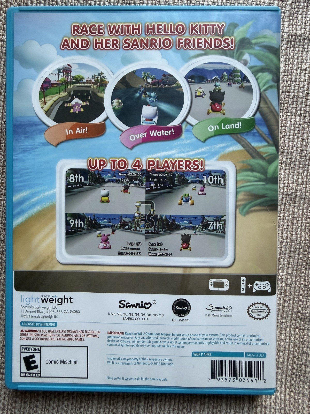 Hello Kitty Kruisers With Sanrio Friends (2014) – Nintendo Wii U – Complete