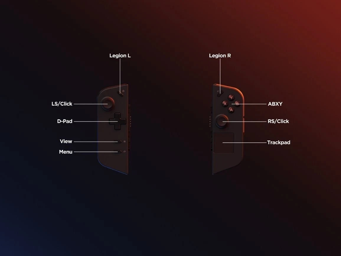 Lenovo Legion Go 144Hz Gaming Handheld AMD Ryzen Z1 Extreme 2TB