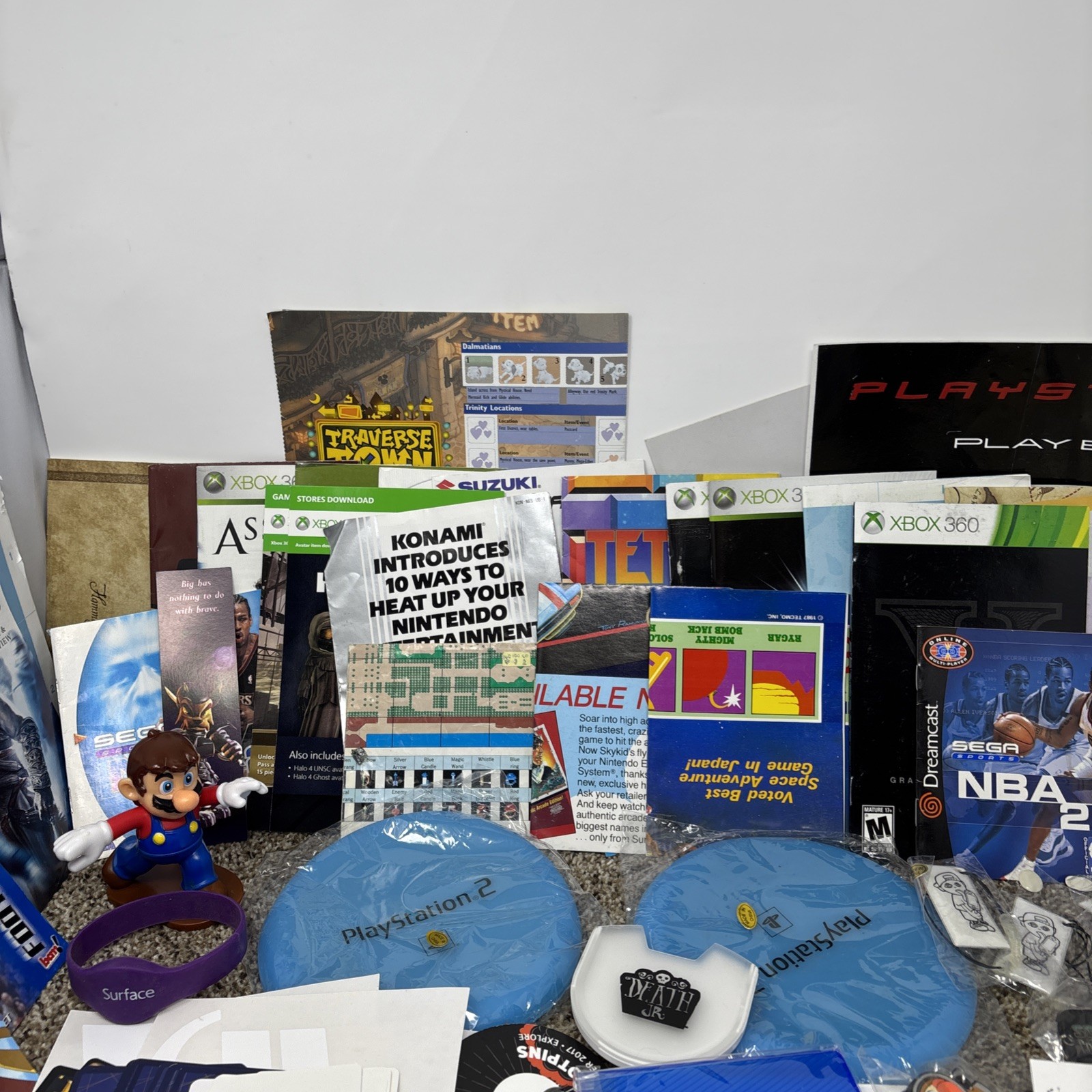 Video Game Lot Stuff Lot Promo Items Cables Random Stuff