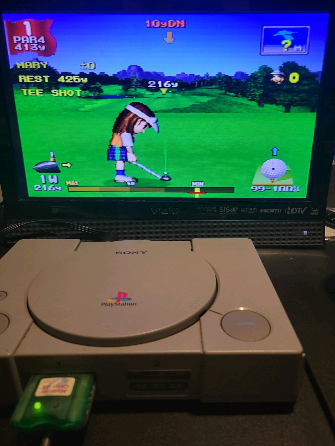 Hot Shots Golf Sony PlayStation 1 PS1 (1998), TESTED & WORKING! Complete