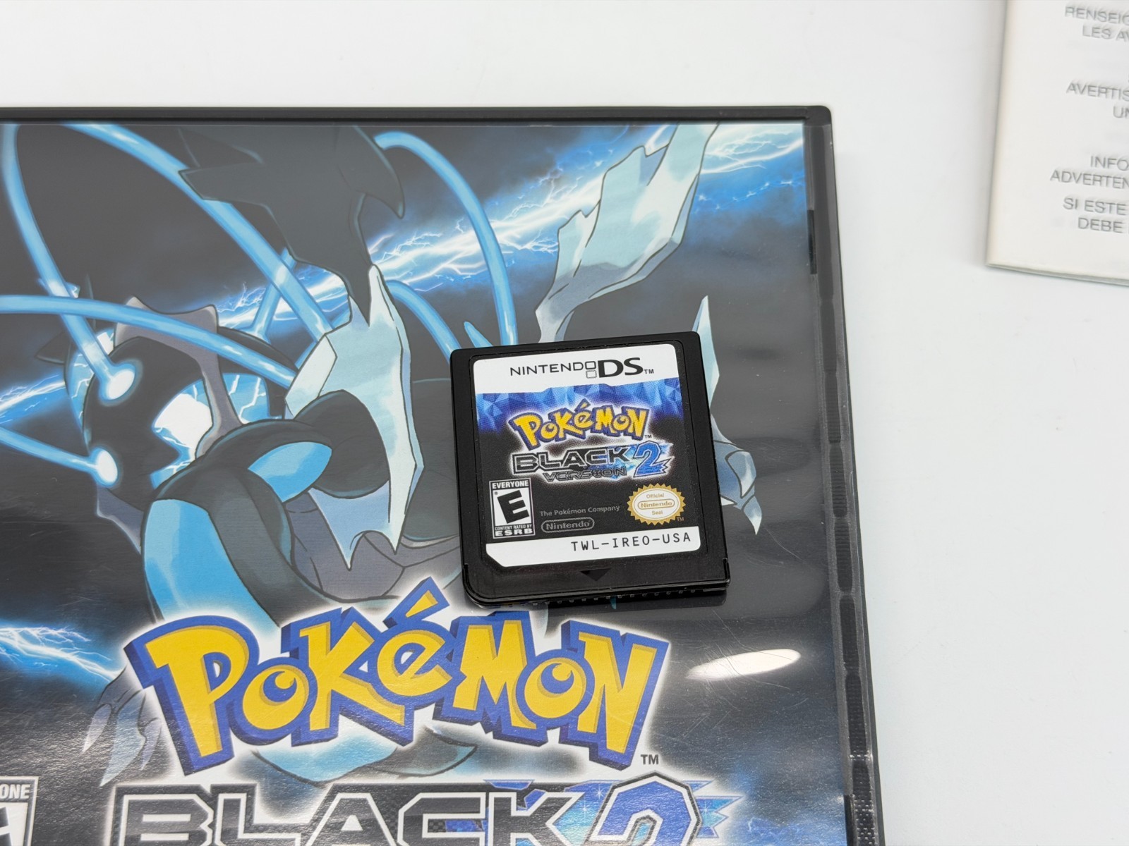 Pokemon Black 2 Version (Nintendo DS) Complete w/Inserts *Tested*