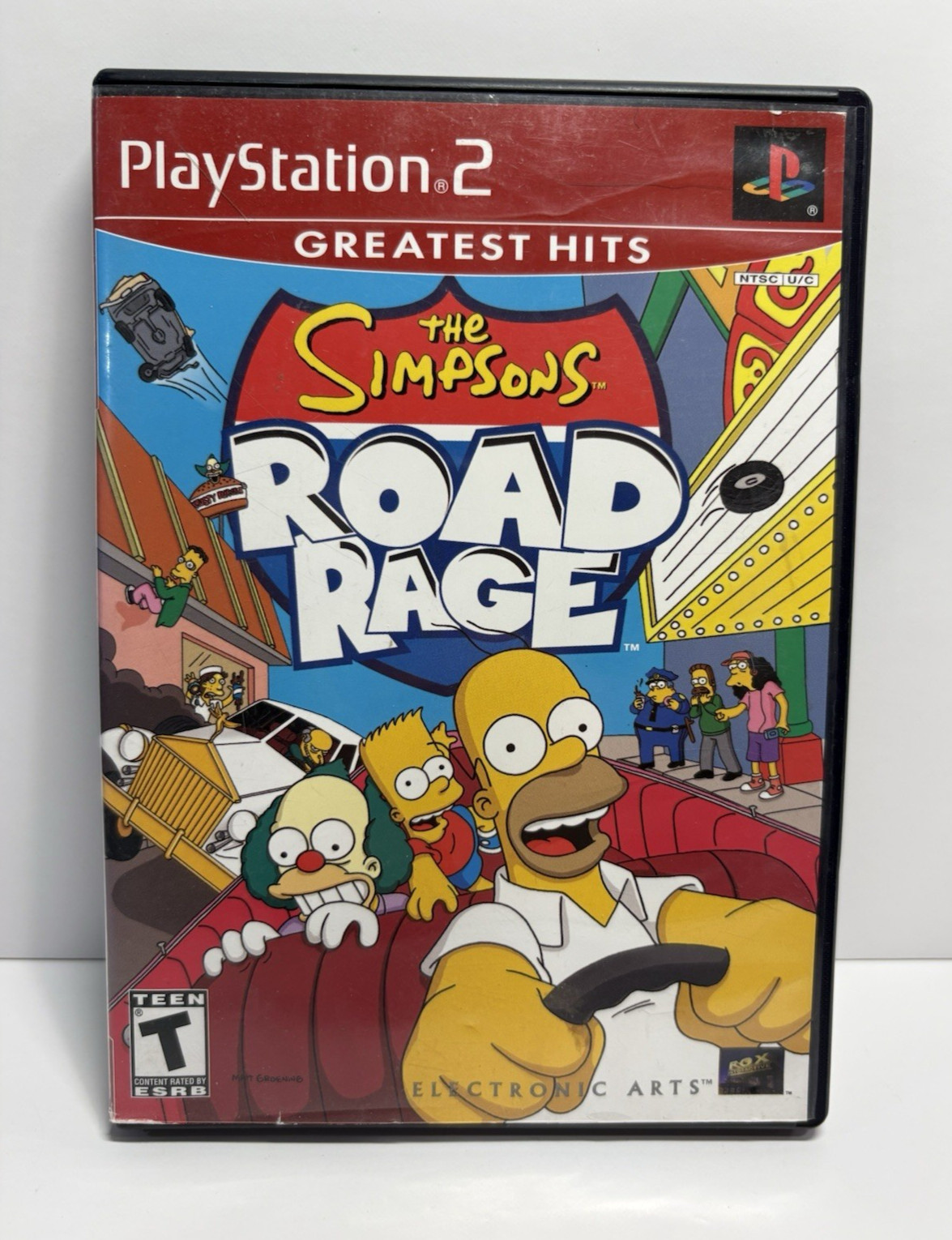 The Simpsons Road Rage (Sony PlayStation 2) PS2 Complete w/Manual