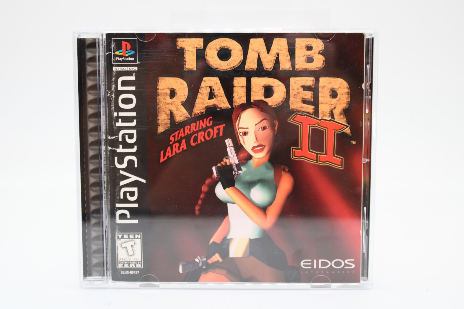 Refurbished PS1 Tomb Raider II 2 Complete CIB + Reg Card Cosmetic Wear Booklet
