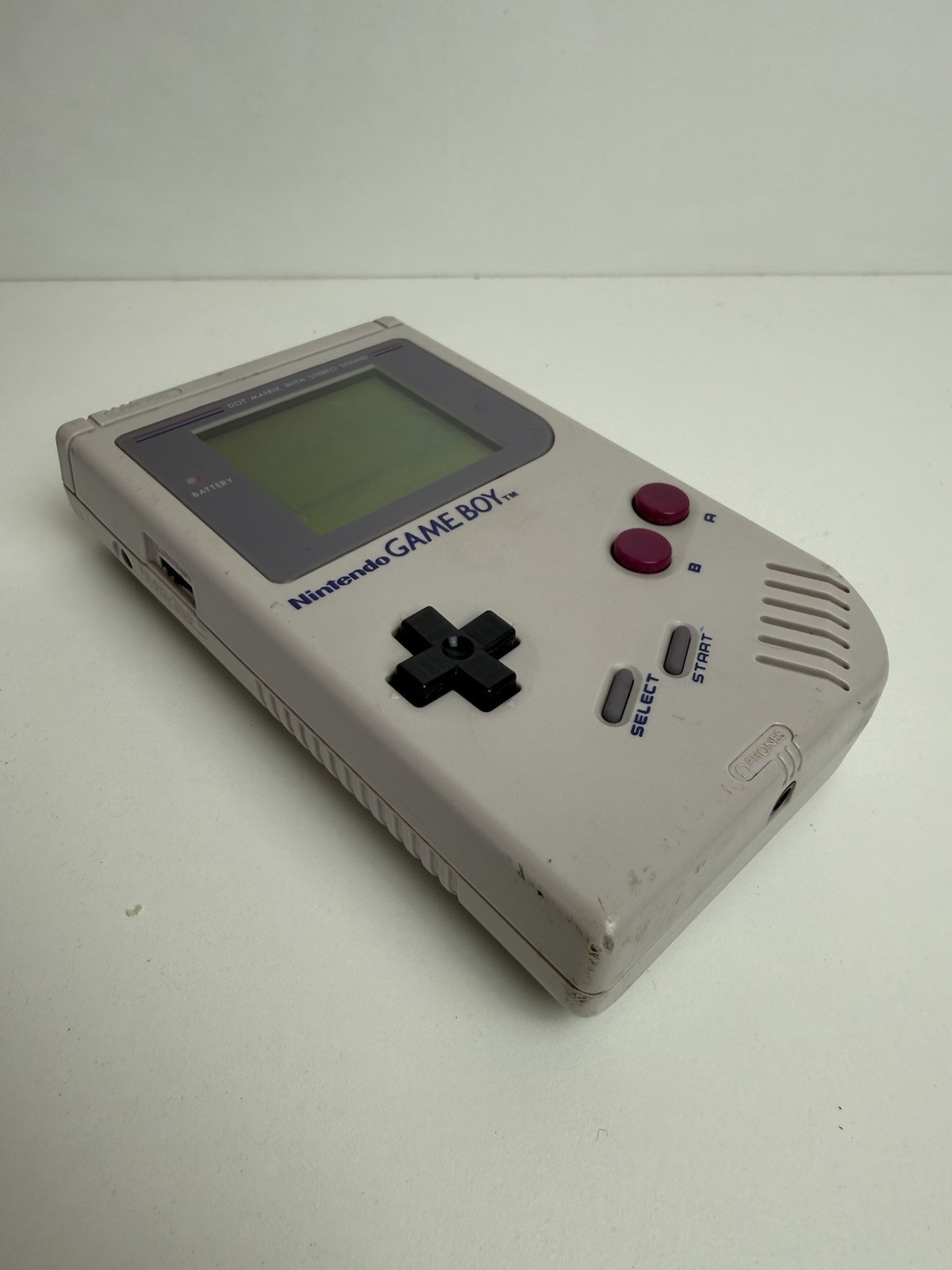 Original Nintendo Gameboy Console System Fully Working & Tetris! No Dead Lines!