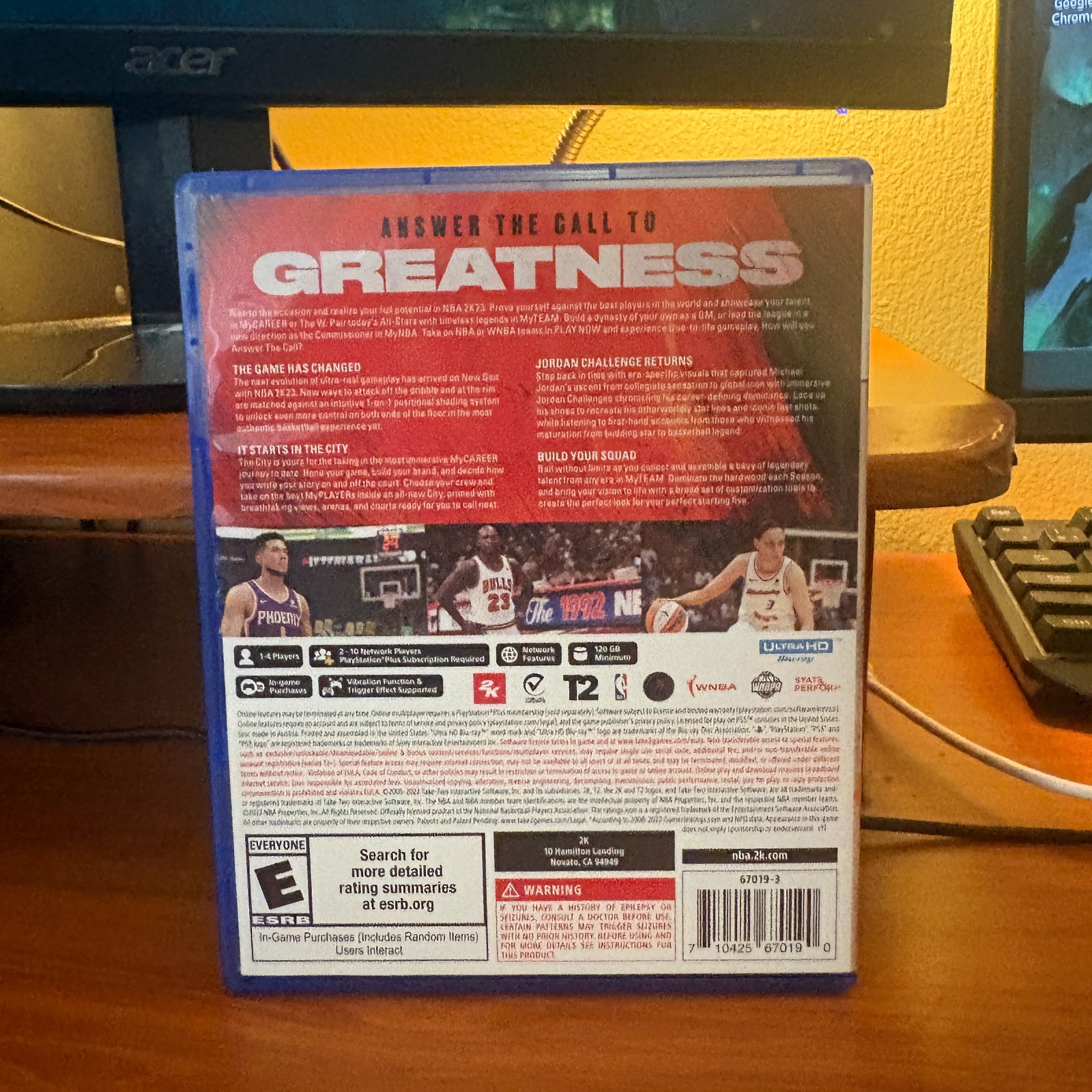 PS5 NBA 2K23 Michael Jordan Edition with Slipcover