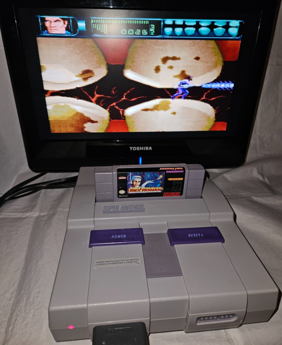 Rex Ronan Experimental Surgeon Cartridge Only Authentic SNES Super Nintendo 1993