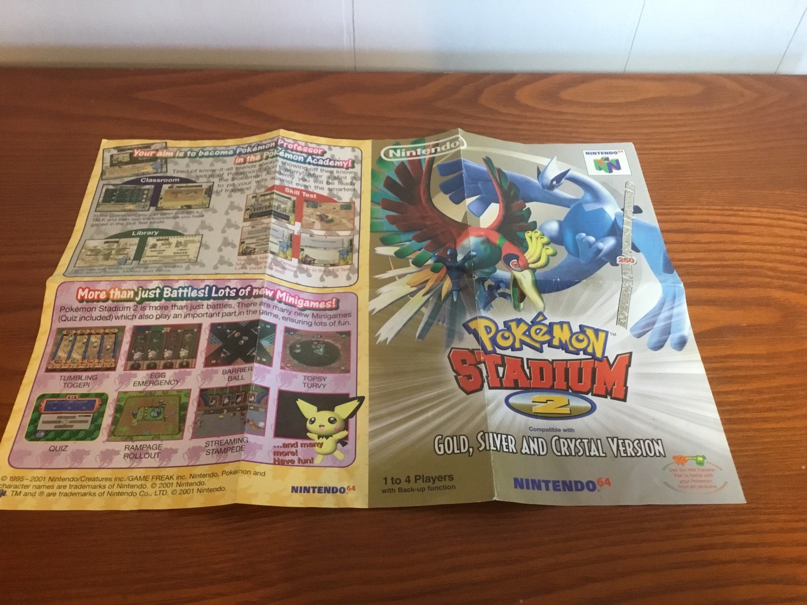 Pokemon Crystal Version, Complete in Box (CIB), Gameboy Color, New Battery, PAL