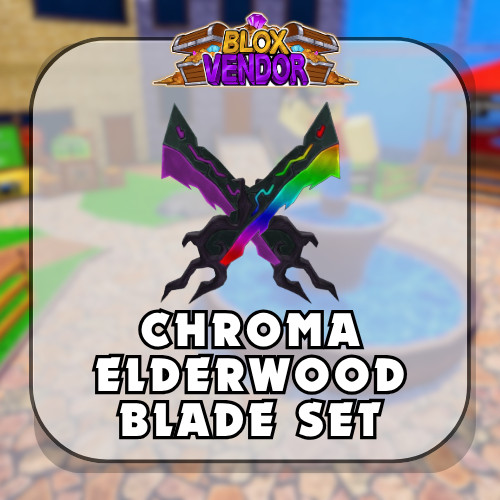 Murder Mystery 2 MM2 | Chroma Elderwood Blade Set | Godly Knives and Guns