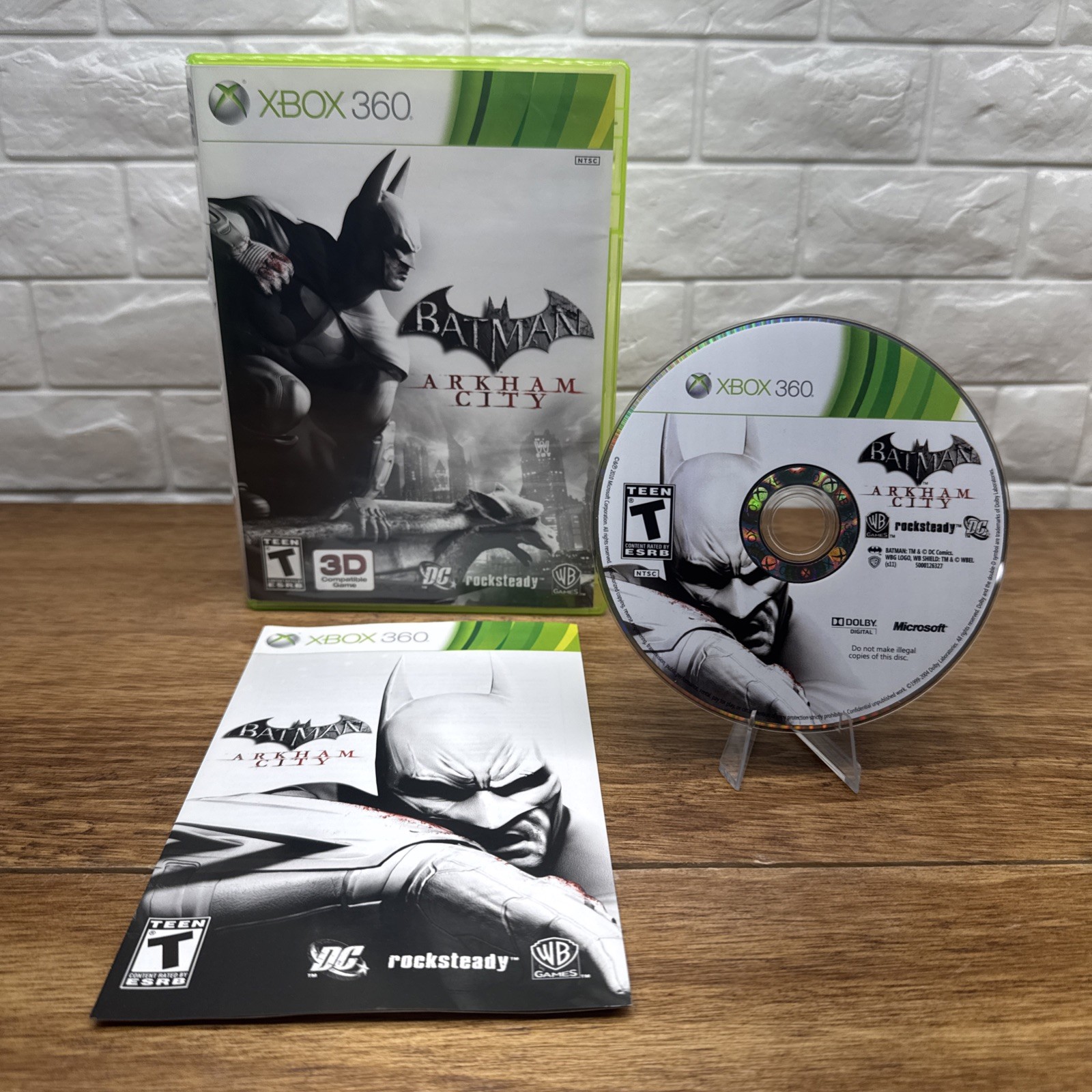 Batman: Arkham City (Microsoft Xbox 360, 2011) CIB Tested Working Free Shipping