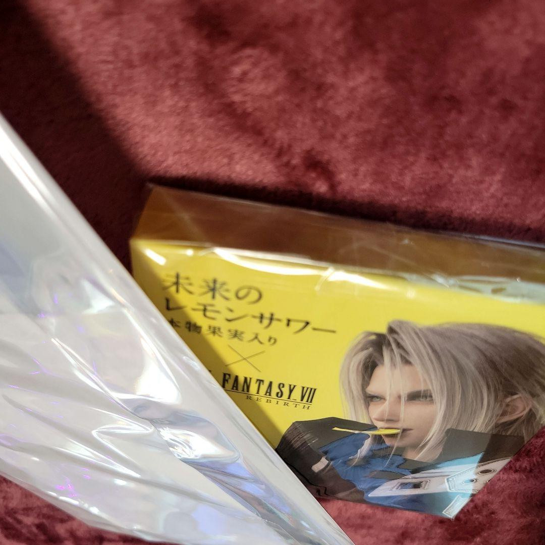 Final Fantasy VII Rebirth Sephiroth Talking Coaster Asahi Future Lemon Sour New