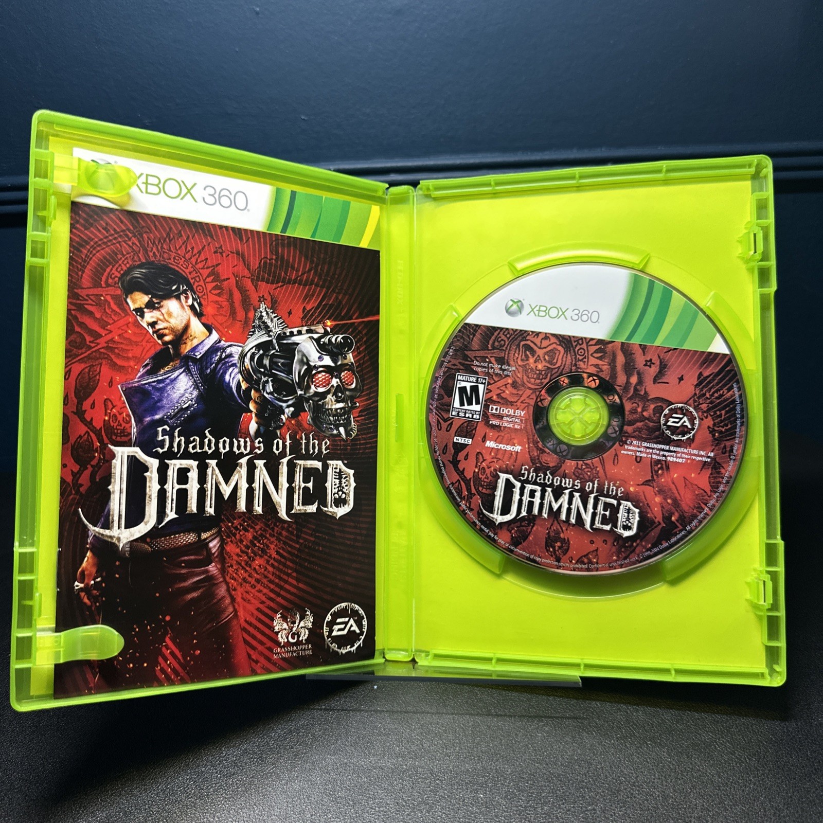 Shadows Of The Damned (Microsoft Xbox 360) Complete CIB Clean NTSC Read Desc