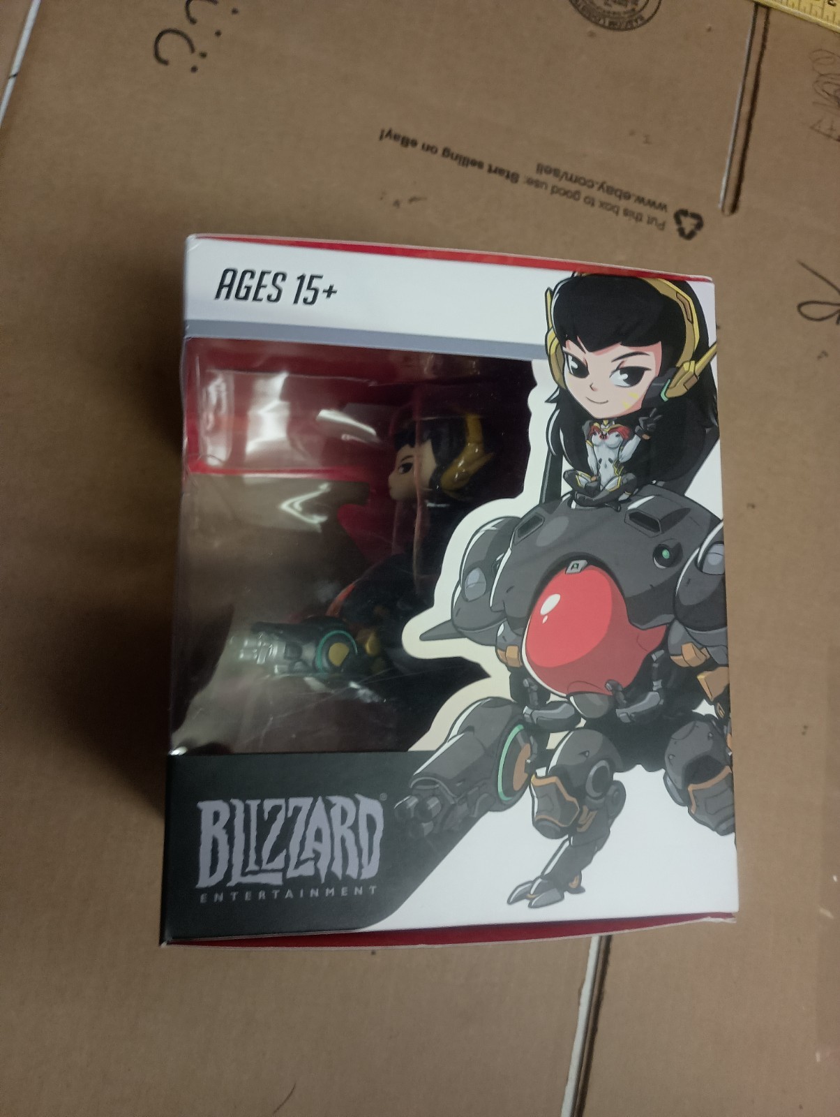 D. VA Carbon Fiber With MEKA Action Figure-OVERWATCH, Blizzard Entertainment