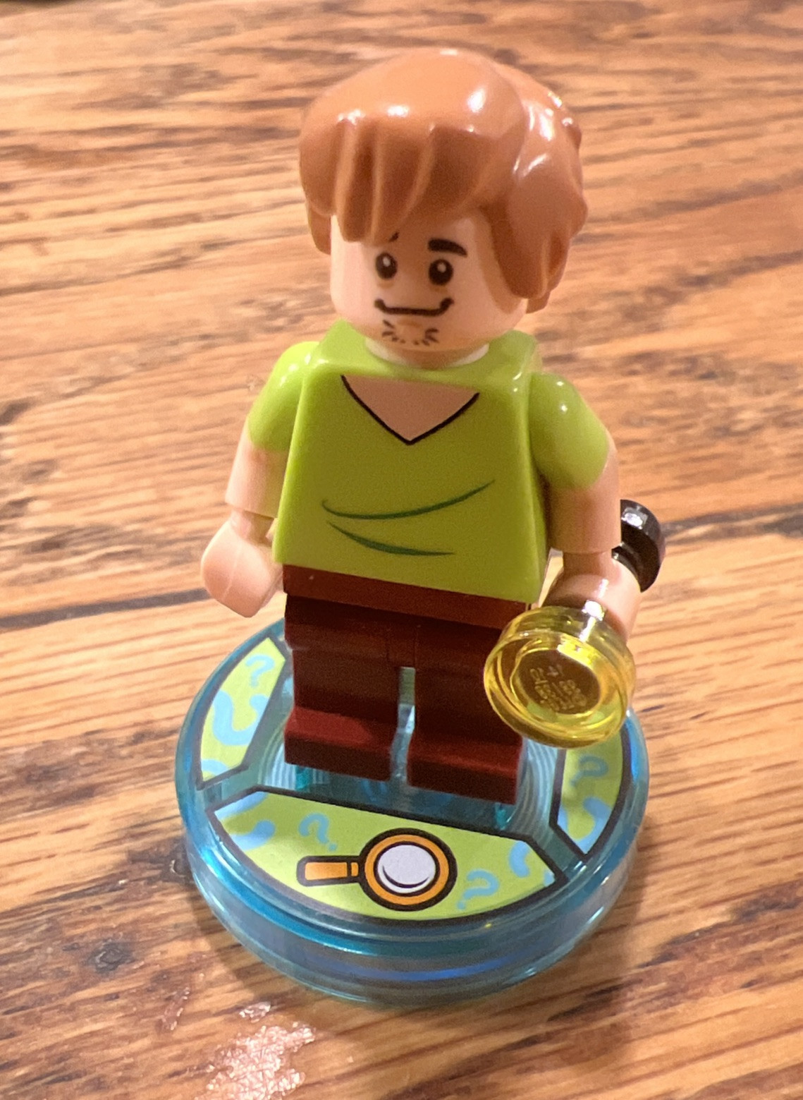 Lego Dimensions Scooby Doo Shaggy Figure And Tag Base/disc With Flashlite