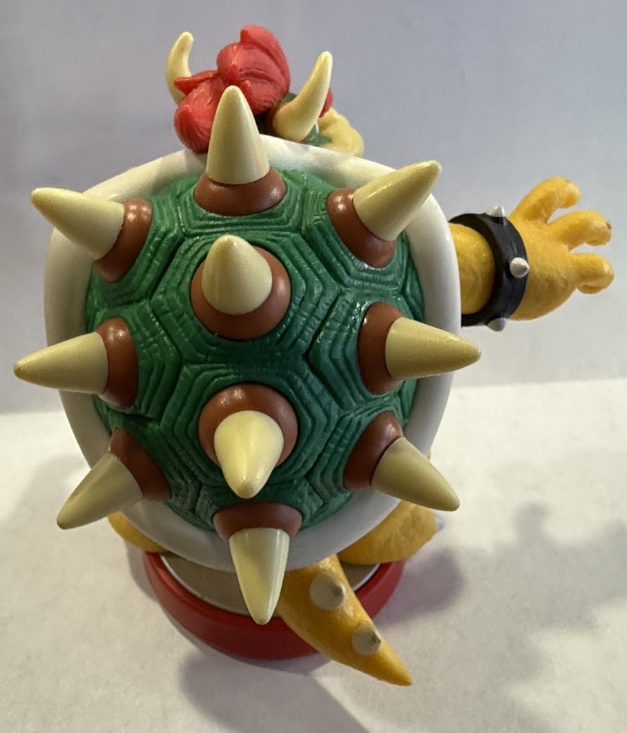 Nintendo Amiibo Super Mario Bros Bowser Figure Red Base Switch WIIU 3DS NFC