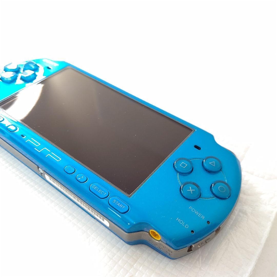 Excellent Sony PSP-3000 Vibrant Blue Console CIB BOXED Region Free Fully Tested