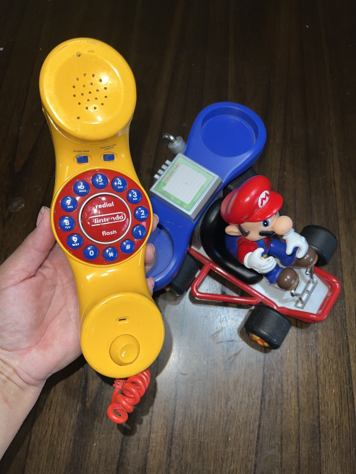 Nintendo Super Mario Kart Desk Telephone Vintage 2002 Rare