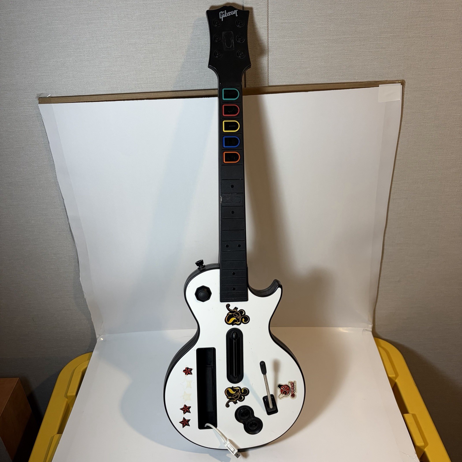 Guitar Hero Red Octane Gibson Les Paul 95125.805 Nintendo Wii Guitar Tested