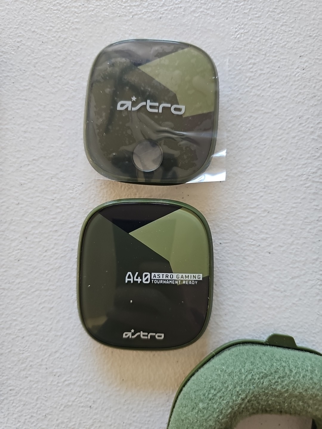 Astro A40 TR Mod Kit | Green |Noise-Canceling Mic Cushions Speaker Tags Headband