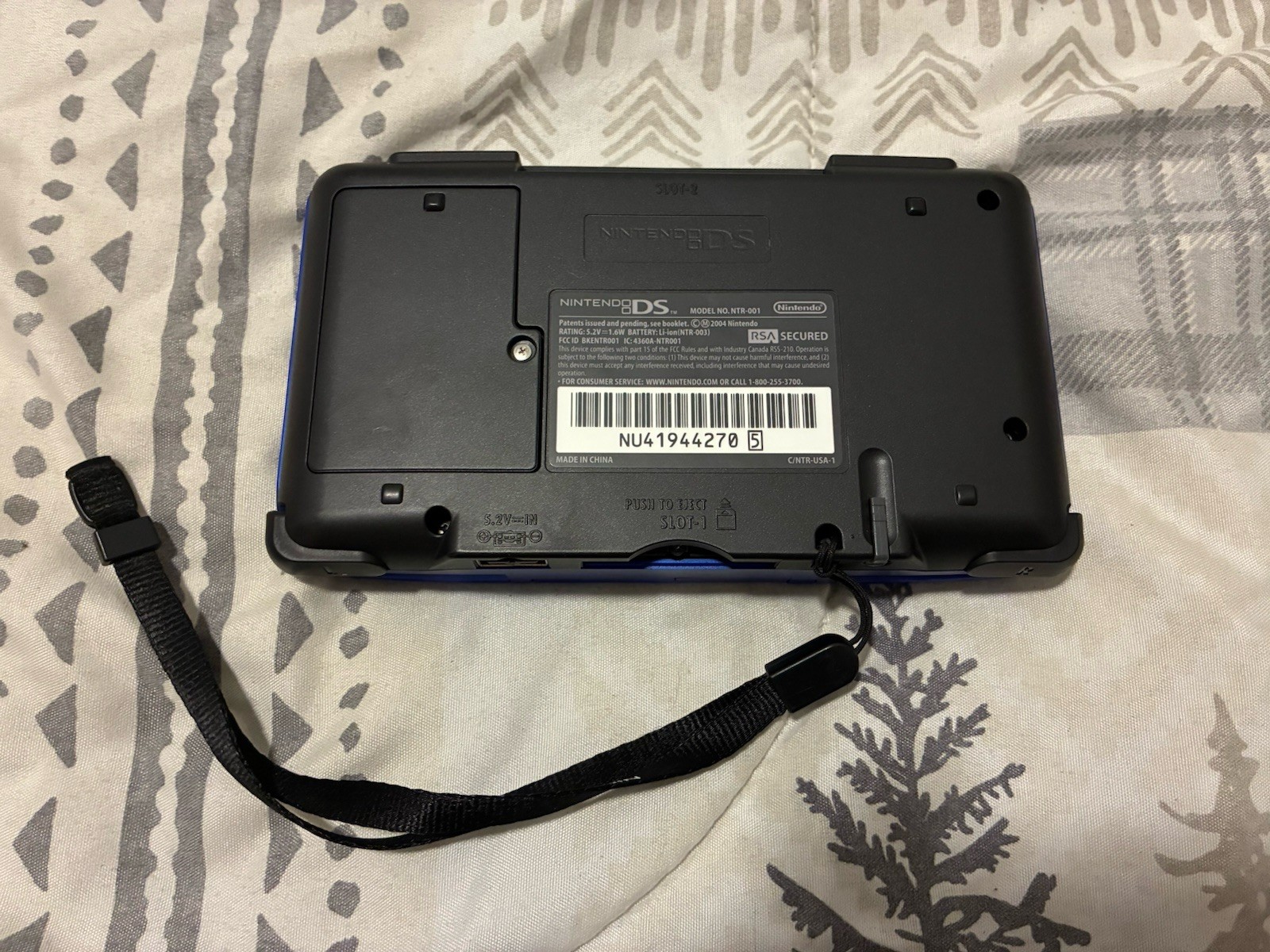 Nintendo DS Launch Edition Electric Blue Handheld System