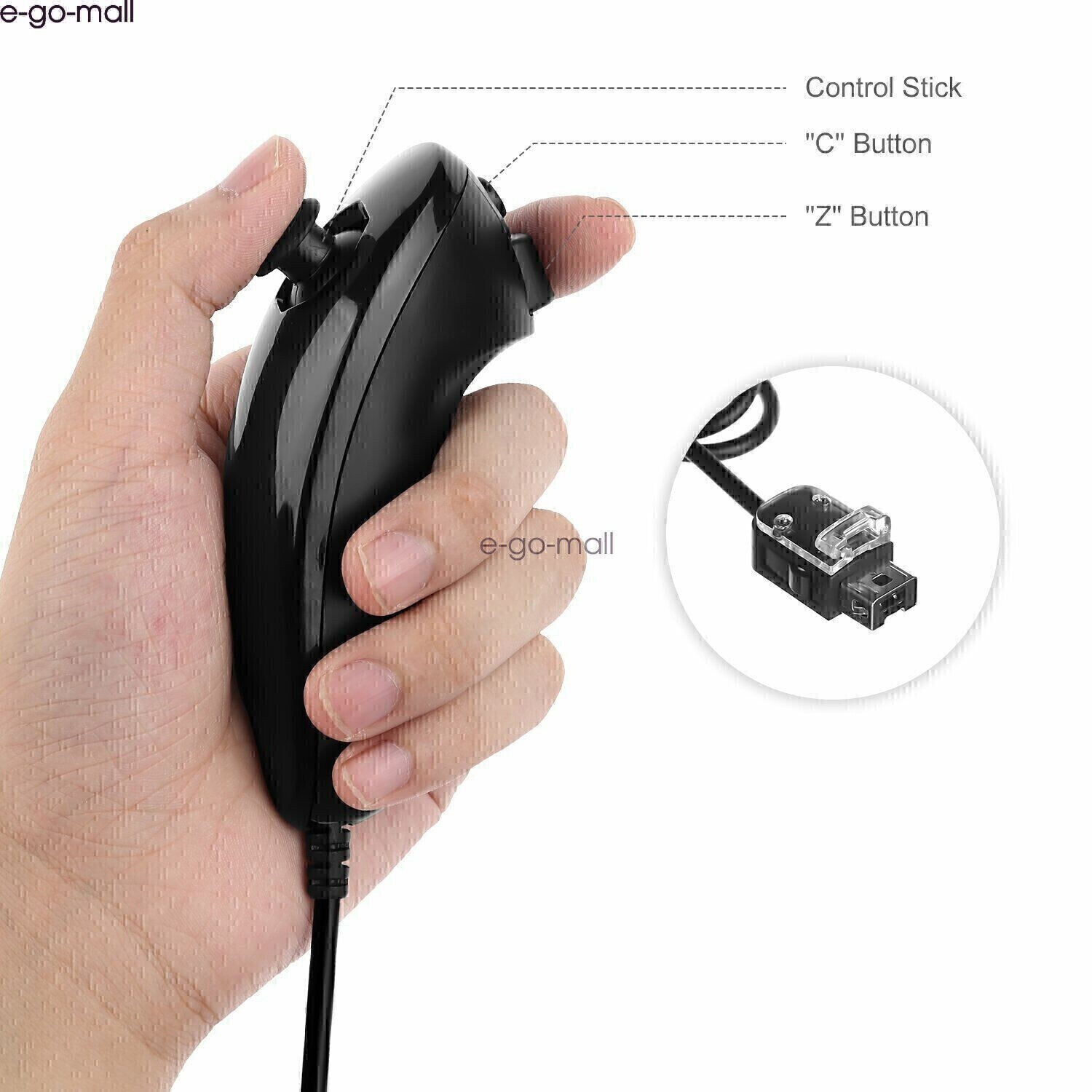 Built-in Motion Plus Wii Remote & Nunchuck Controller for Wii Wii U Console