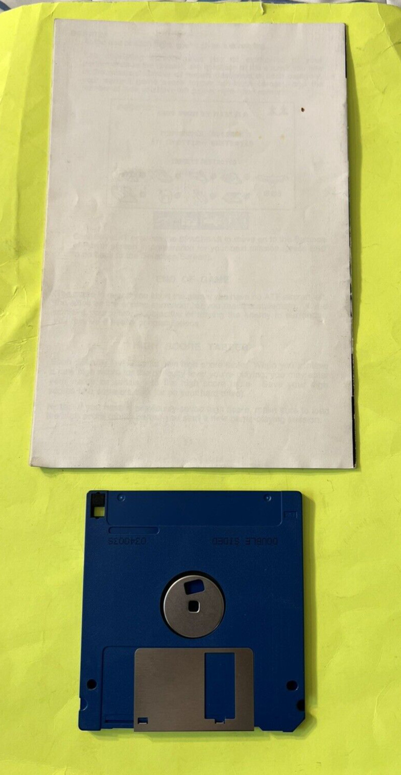 AIR STRIKE USA WITH MANUAL GAME TANDY AMIGA PC COMPUTER 3.5″ – Not sure of Systm