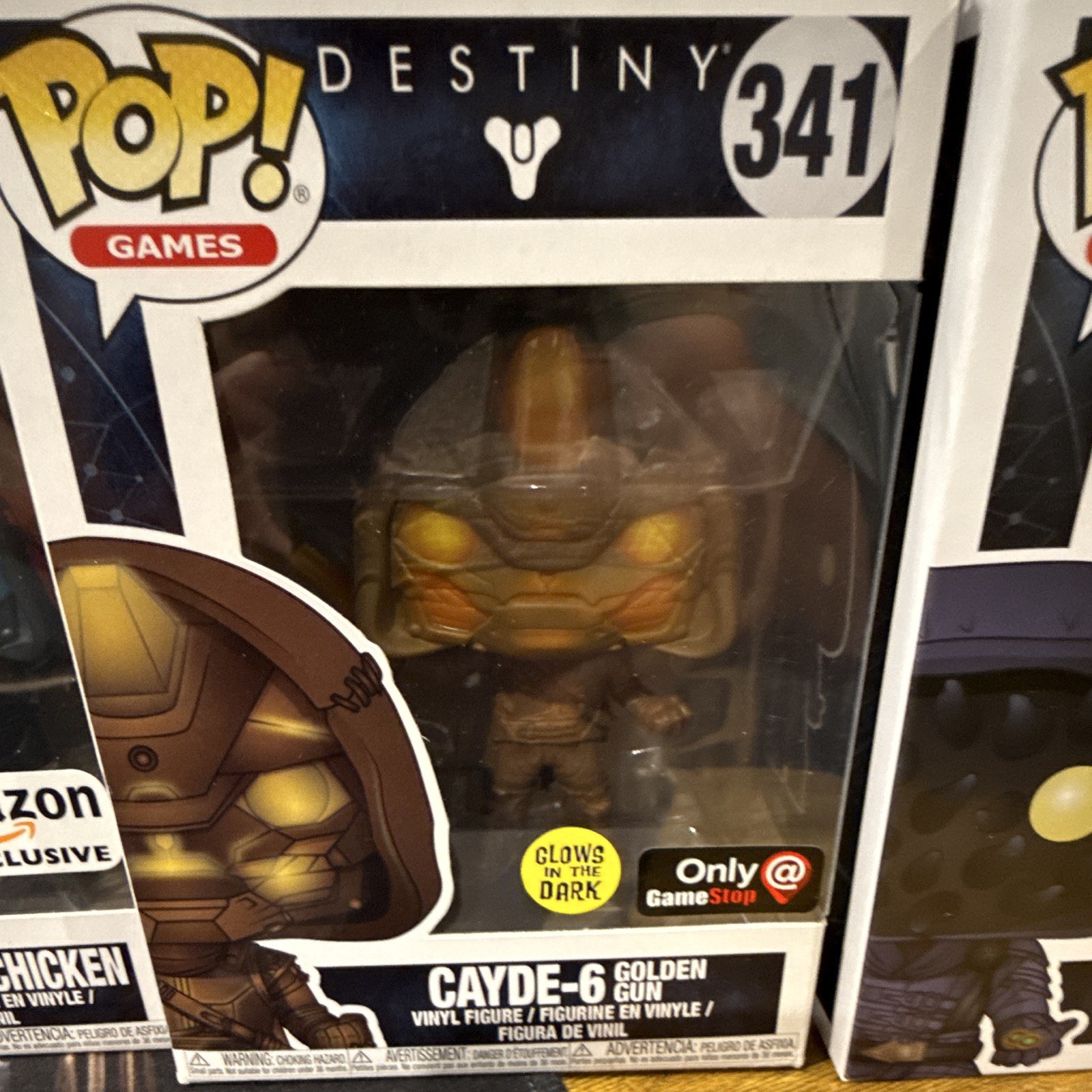 Funko Pop! Games Destiny Vinyl Figure Lot Zavala Atheon Osiris Glow GameStop