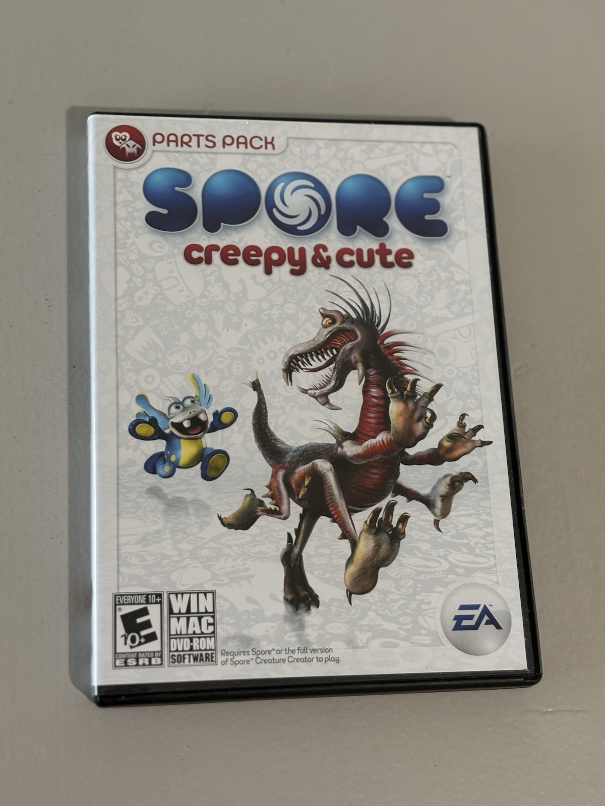 Spore Creepy & Cute Parts Pack PC Mac DVD-ROM EA Expansion Game