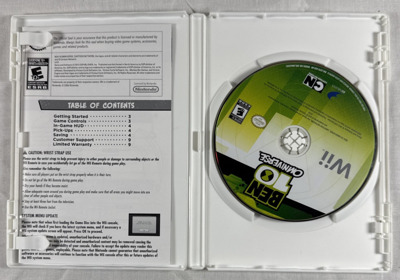 Ben 10: Omniverse (Nintendo Wii, 2012) Tested, Manual No Cover