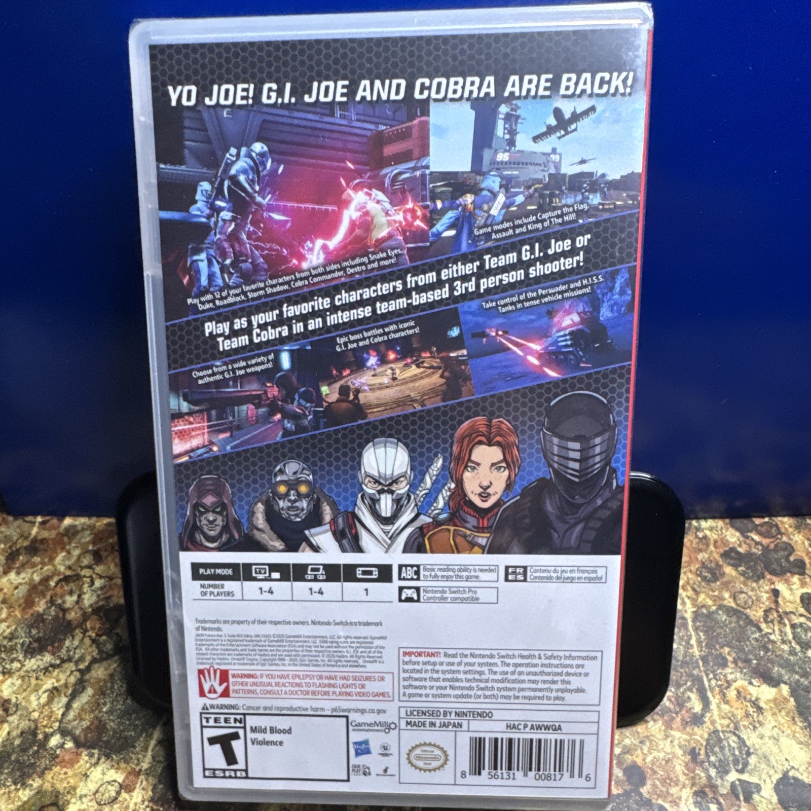 GameMill G.I. Joe: Operation Blackout Nintendo Switch Multiplayer T-Teen