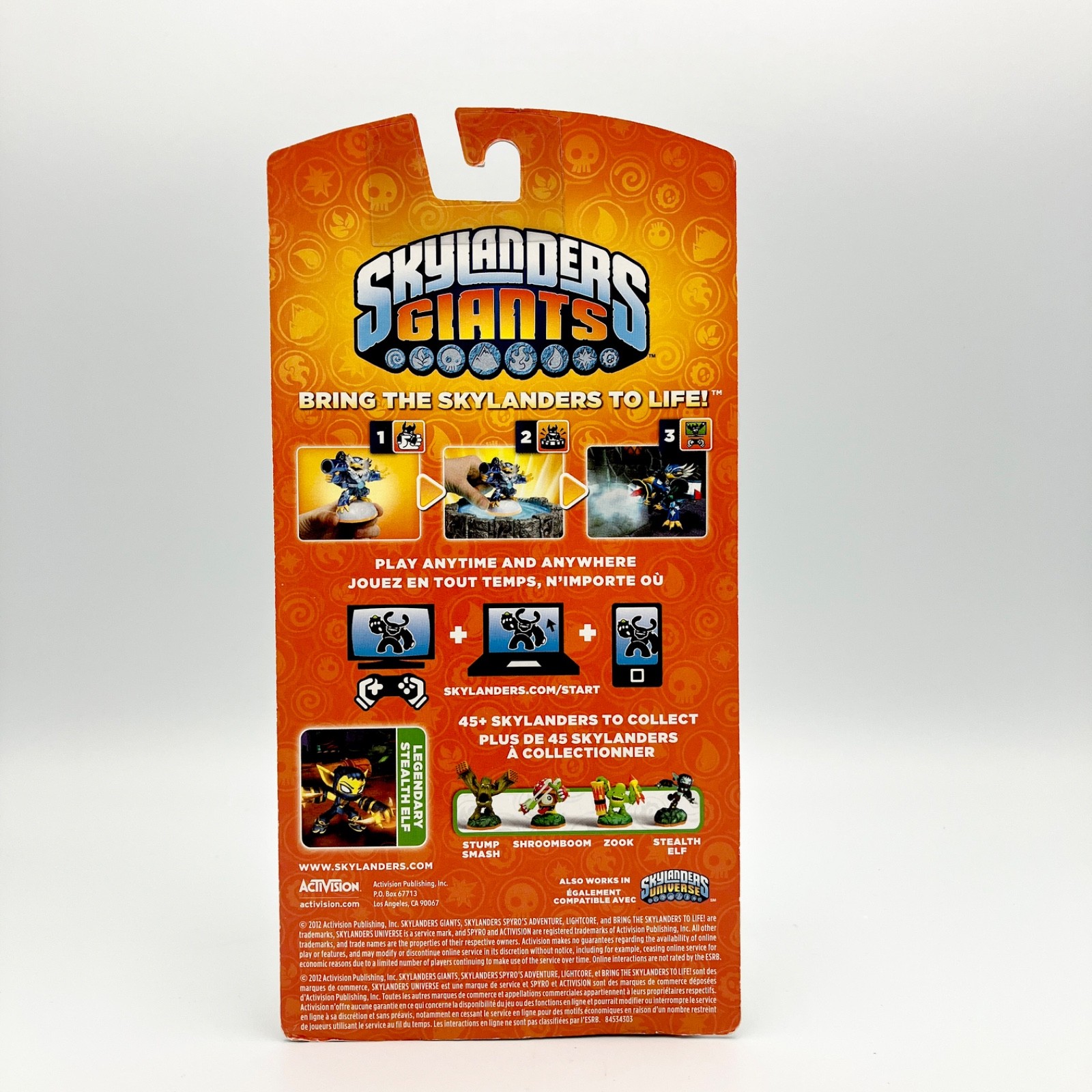 Skylanders Giants Legendary Stealth Elf Figure Toys R Us Exclusive NEW SEALED