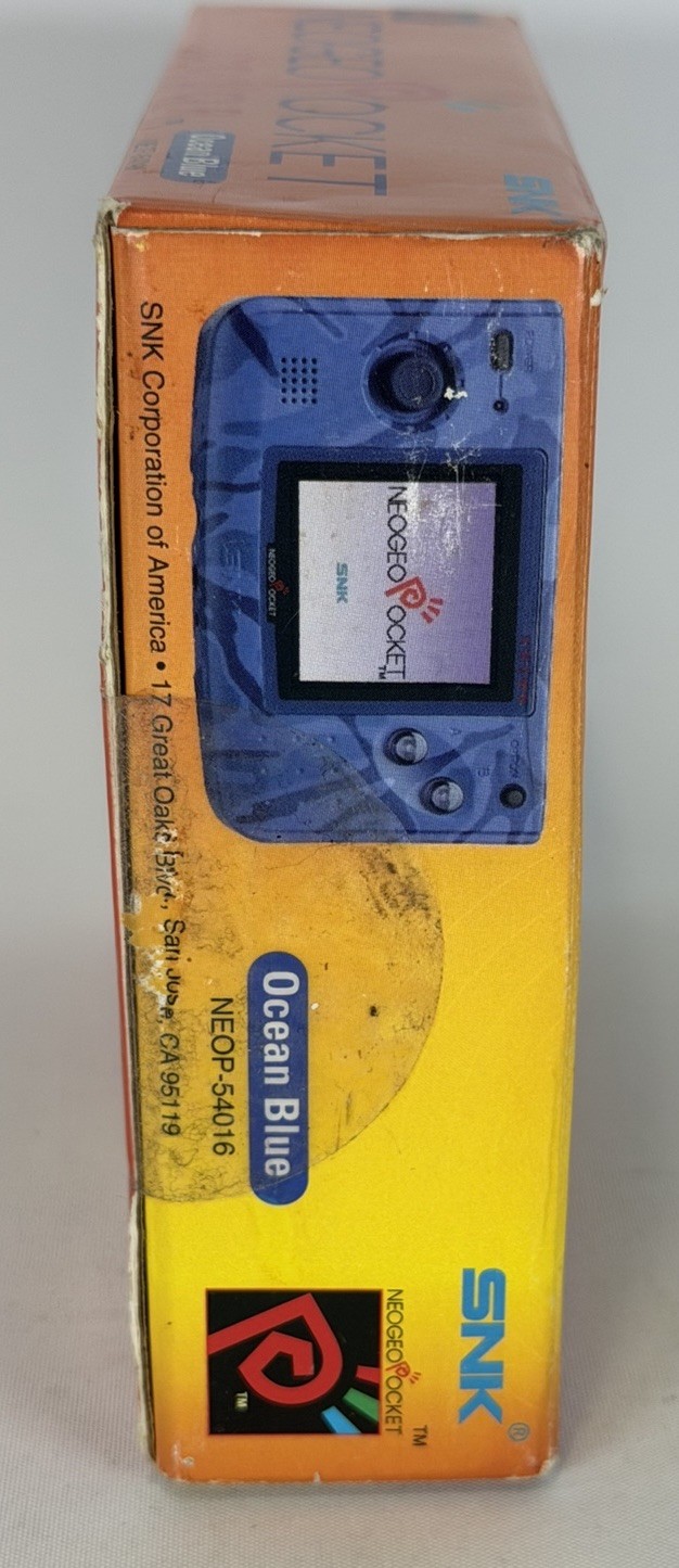 NEO GEO POCKET COLOR OCEAN BLUE HANDHELD CONSOLE *BRAND NEW – OPEN BOX*