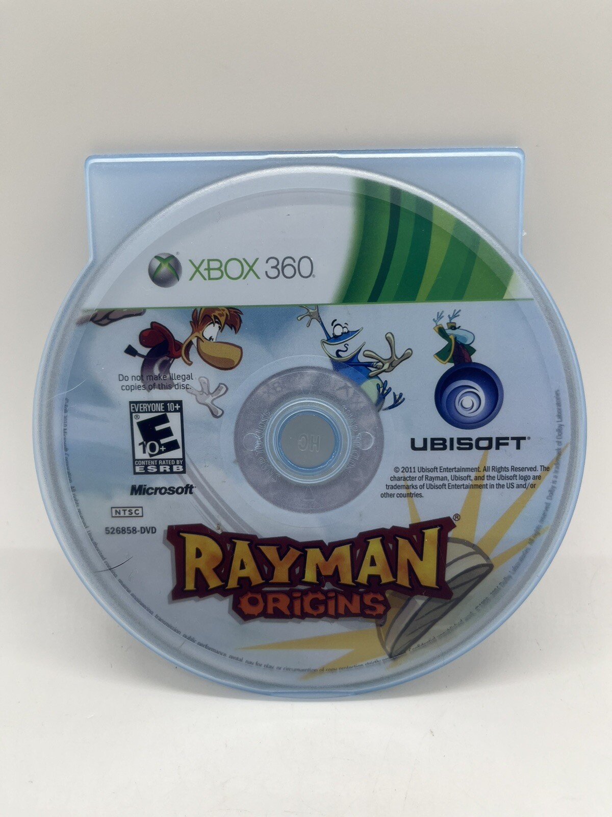 RAYMAN ORIGINS MICROSOFT XBOX 360 DISC ONLY Tested