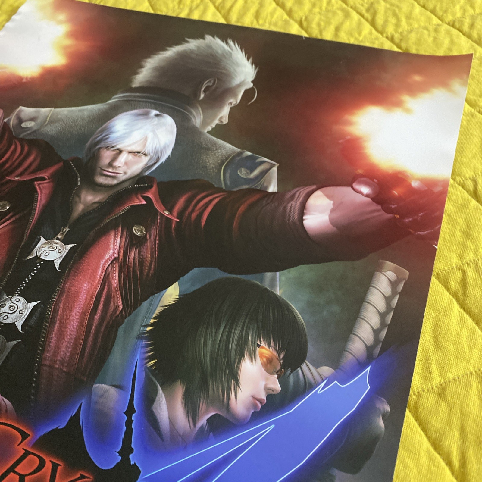 Devil May Cry 4 Special Edition Comic Con Promo Poster – RARE SDCC 2015 LIMITED