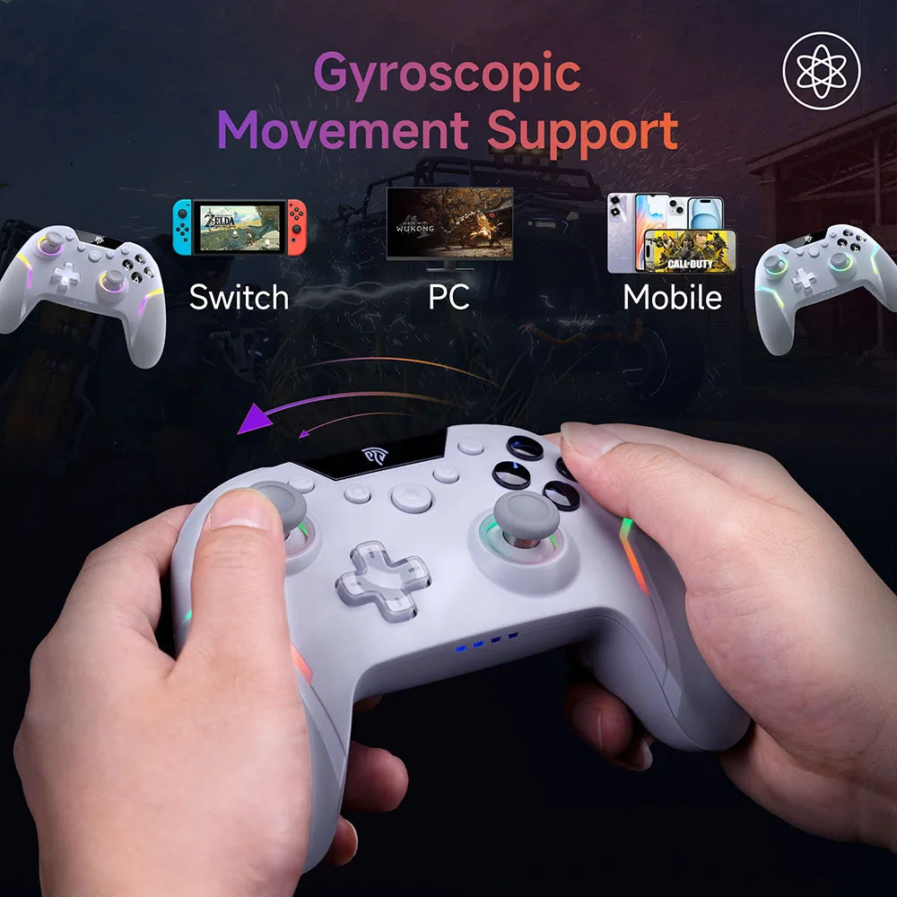EasySMX X20 Enhanced Wireless Gamepad Compatible with PC/NS/TV/Phone/Laptop