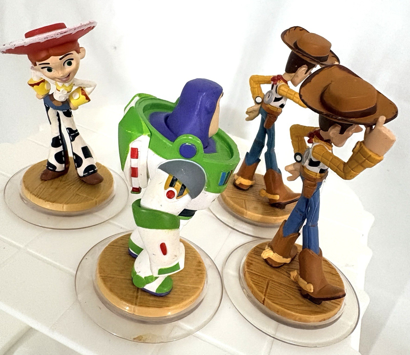 Disney Infinity Toy Story Figure Lot Buzz Lightyear Jessie Woody 4 pc