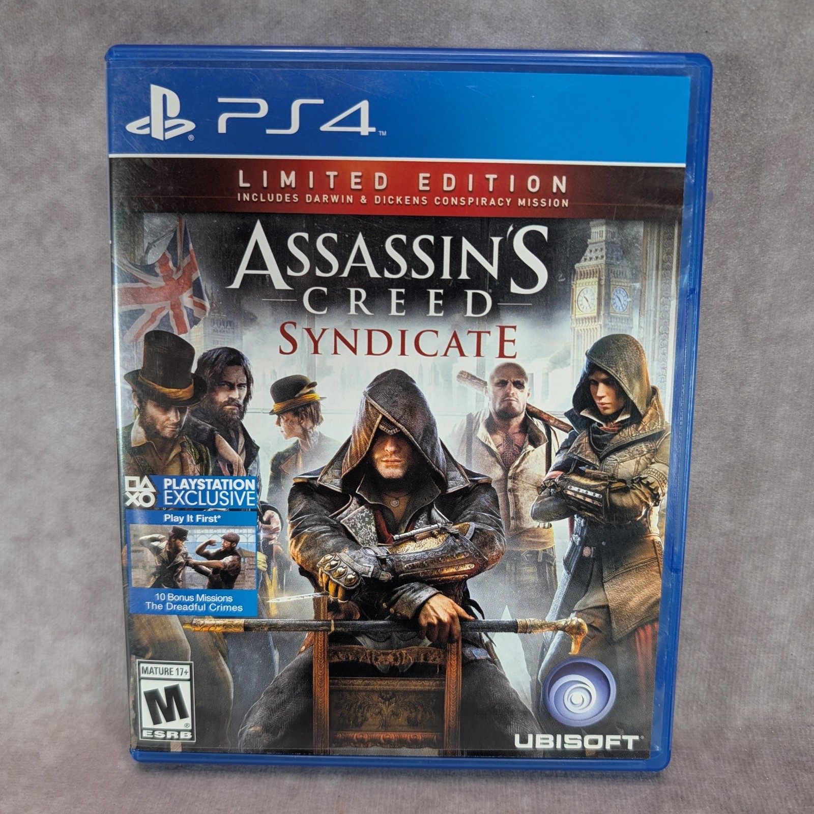PS4 Lot The Last of Us Remastered & Assassins Creed Syndicate Limited Ed