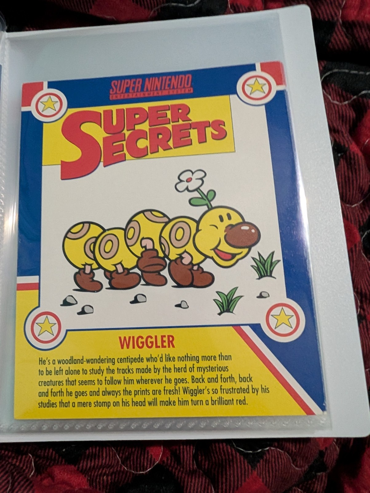 Super Mario Nintendo Secrets Pepsi Cards Complete Set In Notebook. Rare