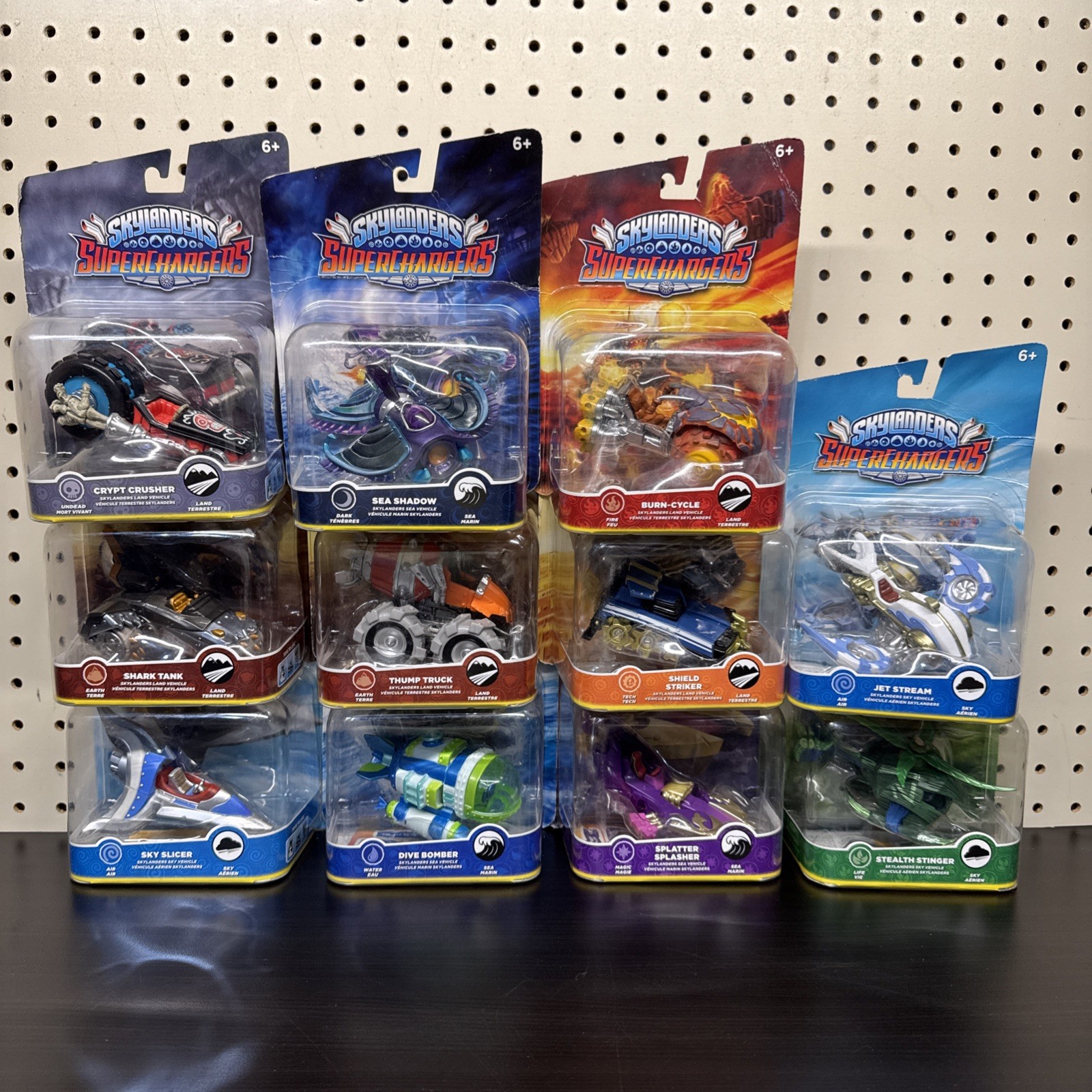 Lot 11 Skylanders SuperChargers Vehicles No Dups Nintendo Activision Buzz Wing