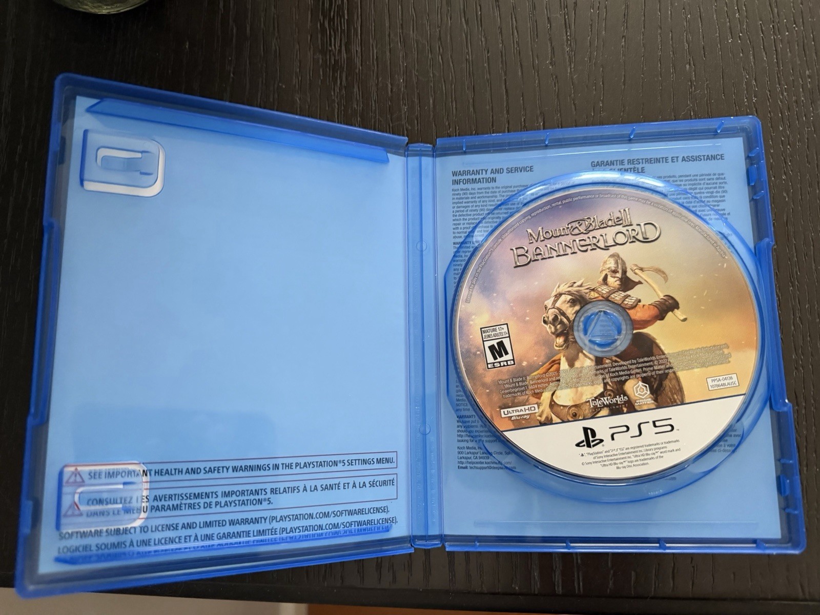 Mount & Blade 2: Bannerlord – Sony PlayStation 5 – Used – Tested & Working