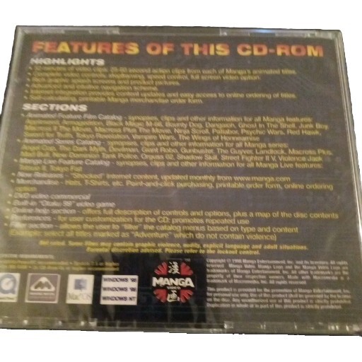 Future Of Animétion Is Now Animation Anime Manga Promotional Promo CD ROM 1998