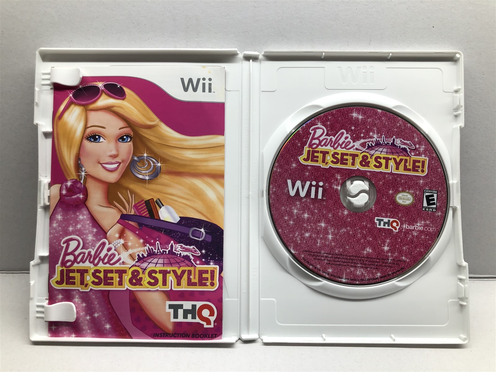Barbie: Jet, Set & Style (Nintendo Wii, 2011) Complete Tested Working Free Ship