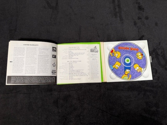 The Simpsons ~ Cartoon Studio PC/MAC CD-ROM Game 1998 Excellent Cond.